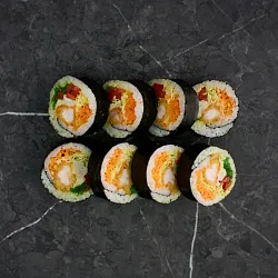 Кимпаб с креветкой 